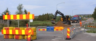 Gata stängs av akut efter upptäckten