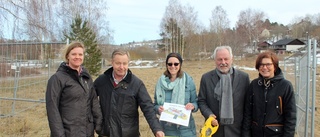 Bygget av skateparken är igång