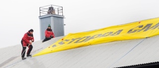 Greenpeace protesterar i Haparanda