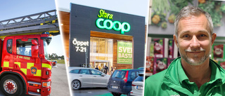 Brandbilar ryckte ut efter falska larm på Coop – två gånger