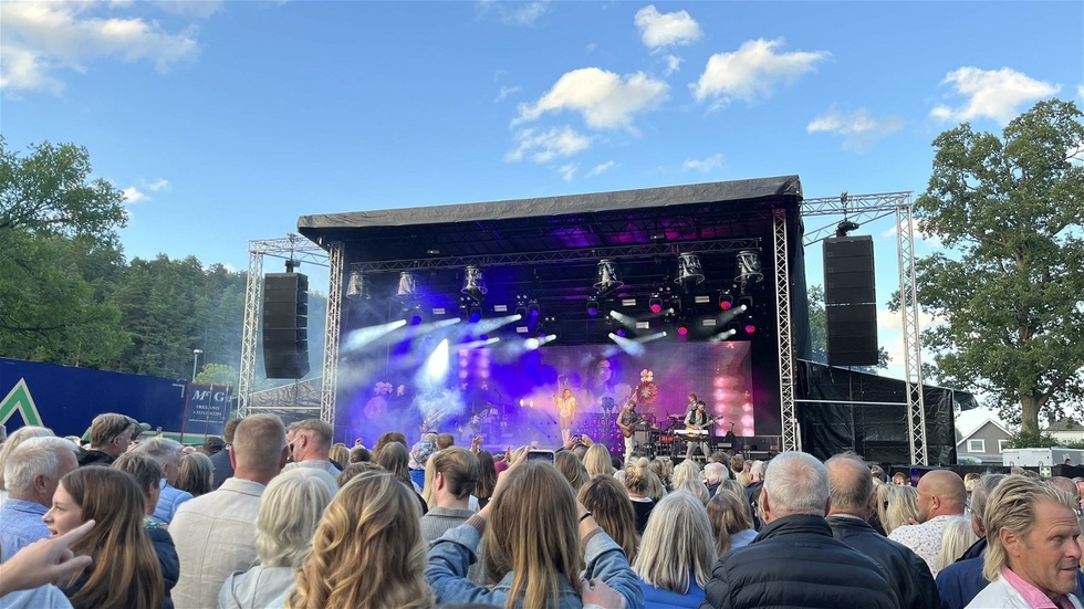 Carola på Musik på Brunnen.