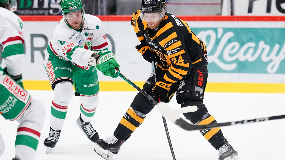 Oscar Lindberg var AIK:s bästa spelare den här kvällen.