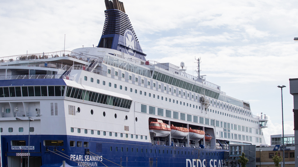 M/S Pearl Seaways vid DFDS terminal i Oslo.