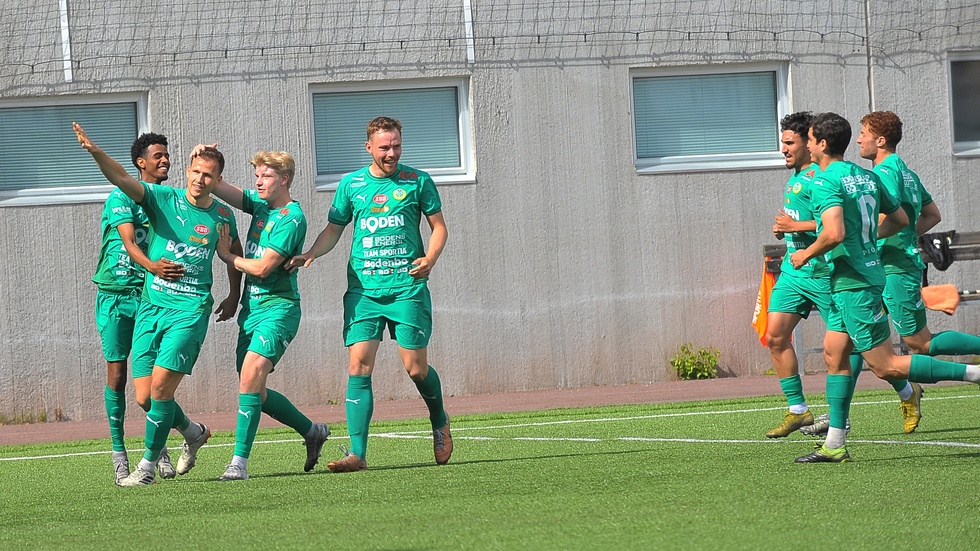 Felix Gustavsson var mannen för dagen i Bodens BK. Mittbacken stod för BBK:s bägge mål i segermatchen mot Gottne.