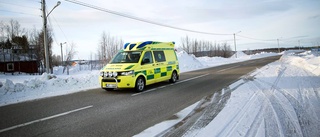 Ambulans fick vända – på grund av februariregn