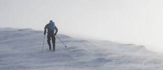 Varningen: Storm i kombination med snöfall i fjällen