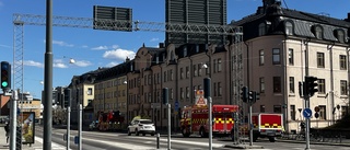 Cyklist påkörd av personbil i centrala Linköping