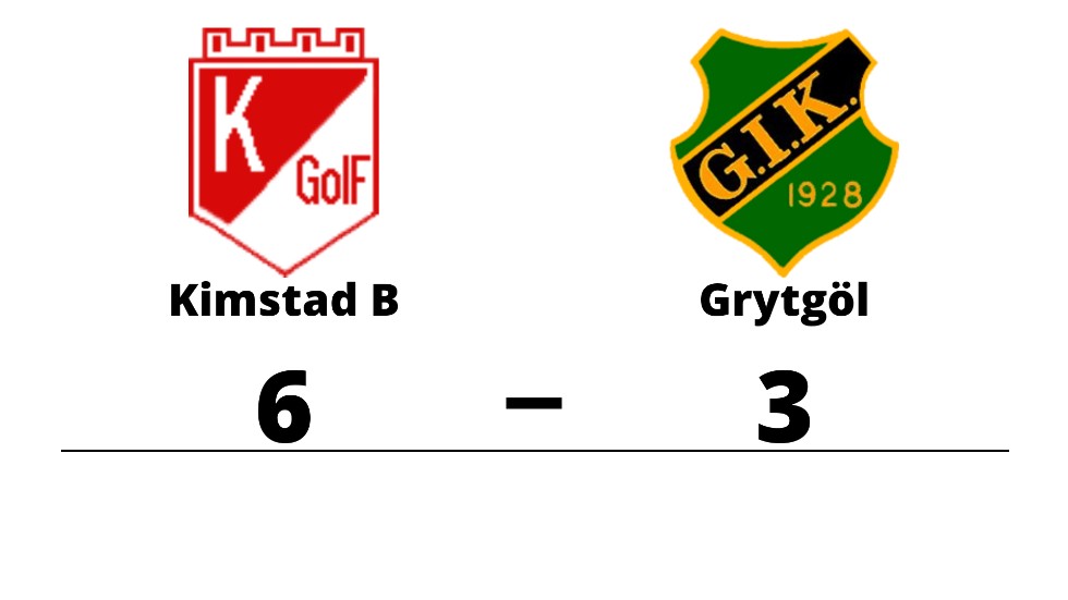 Kimstad GoIF B vann mot Grytgöls IK