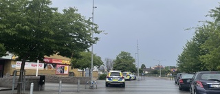 Sett av vittnen: Polispådrag i Eneby centrum