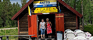 Anttis café har öppnat för sommaren