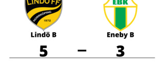 Hemmaseger för Lindö B mot Eneby B