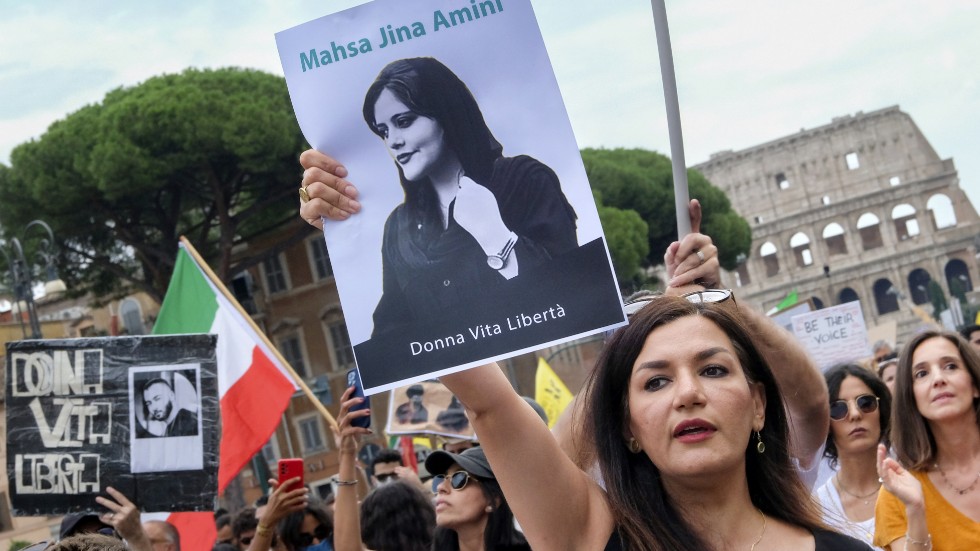 Mahsa Zhina Aminis död ledde till omfattande protester runt om i världen. Arkivbild.