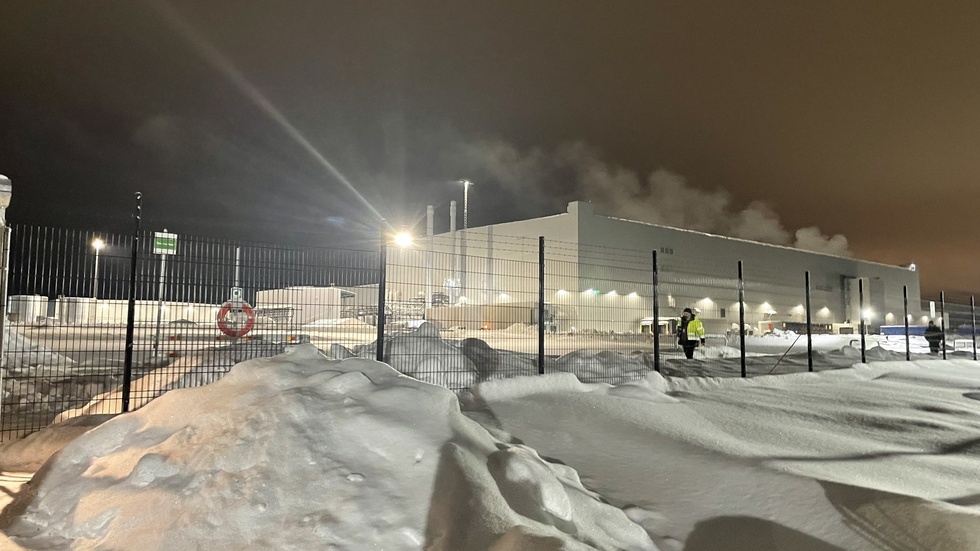 En av busshållplatserna vid Northvolt Ett stängs av tills vidare.