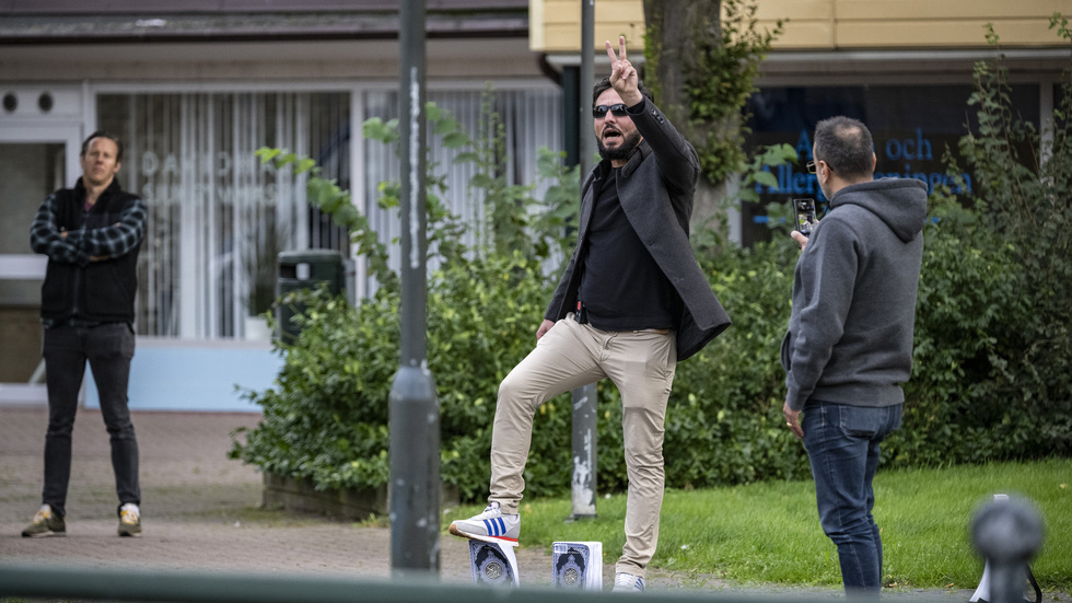 Danmark förbjuder olämplig behandling av religiösa skrifter på offentlig plats. Arkivbild.