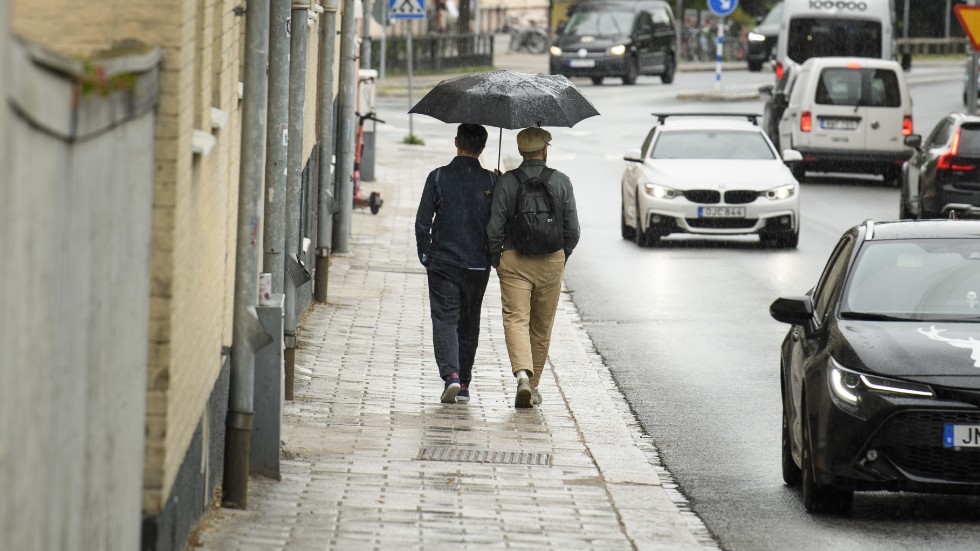 Det blev en dyngsur start på augusti i Uppsala.