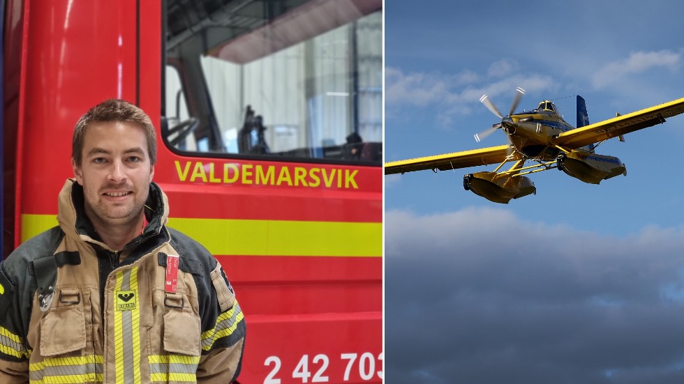 Oscar Hertzman är stationsansvarig vid deltidsstationen i Valdemarsvik. Han menar att MSB:s förebyggande arbete mot skogsbränder har blivit bättre senaste åren.