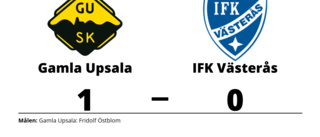 Fridolf Östblom målskytt när Gamla Upsala sänkte IFK Västerås