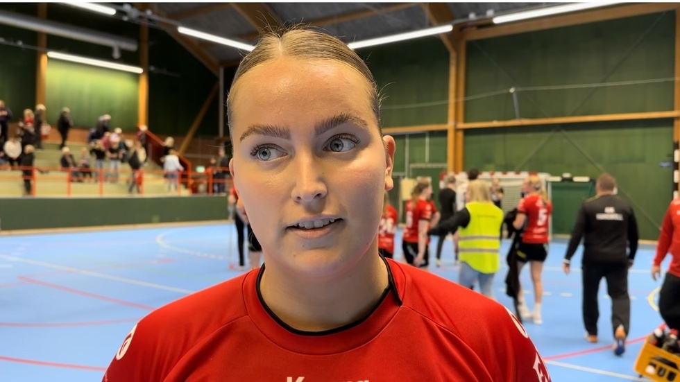Jennifer Ringblom svarade för en stark match mot Finspång. "Mycket bra på att coacha de yngre tjejerna som kommer in ute på planen", säget tränaren Mathias Eriksson.