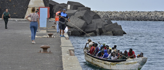 Stor mängd migranter till kanarieön El Hierro