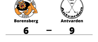 Borensberg föll mot Antvarden med 6-9