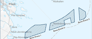 Projektområdet för Bores Krona har justerats