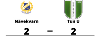 Oavgjort för Nävekvarn hemma mot Tun U