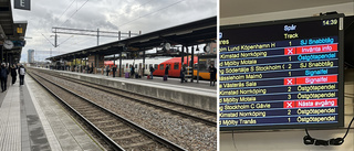 Stökig dag för tågtrafiken efter signalfel – avgångar ställdes in