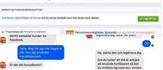 Bedragarnas sluga kupp på facebook avslöjad