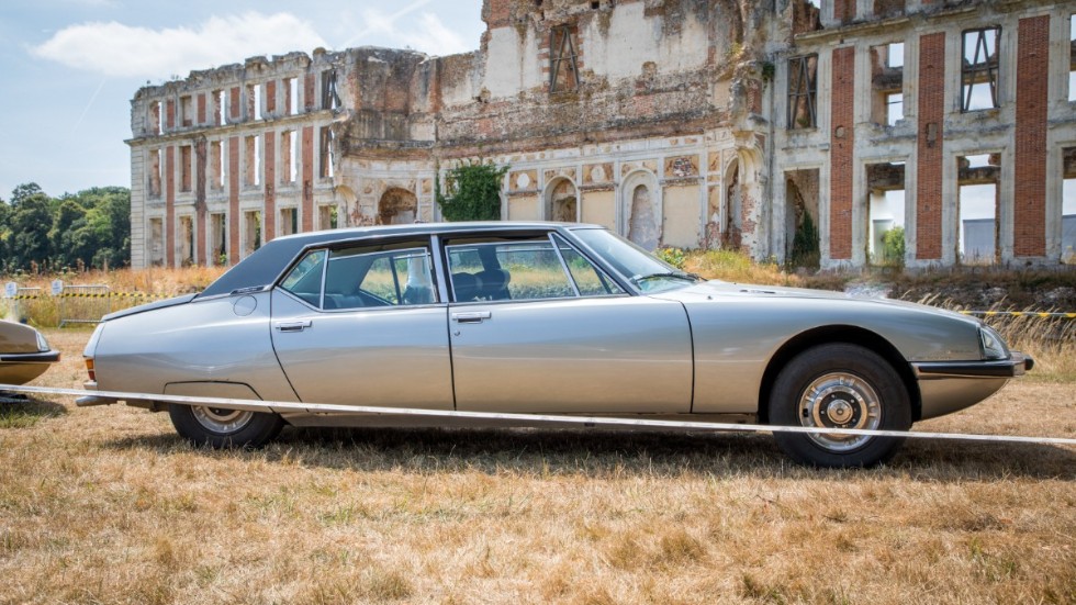 En Citroën SM fotograferad i Frankrike vid Citroëns 100-årsjubileum 2019.