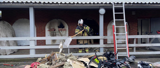 Brand på pizzeria i Skiftinge misstänks vara anlagd