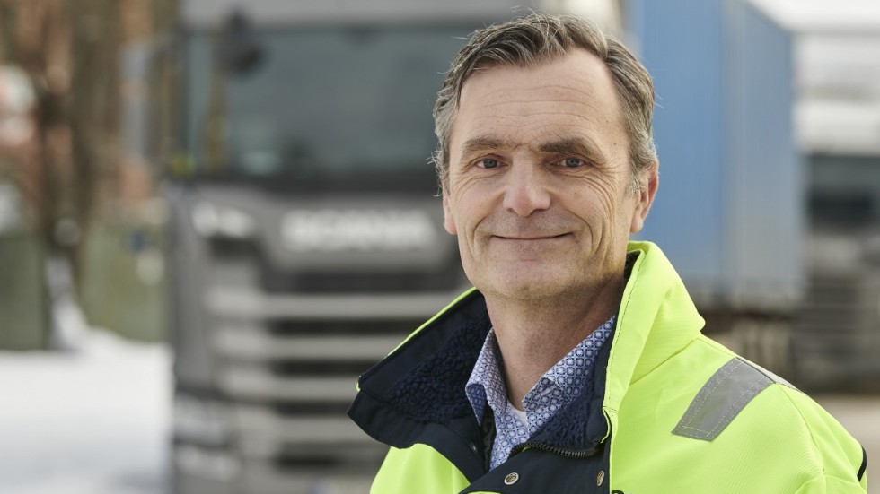 Hans Nordin är ansvarig för projektet Hub2hub på Scania i Södertälje.