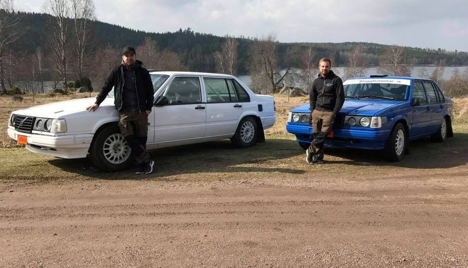 Andreas Ekström och Jimmy Ekström från Västra Östergötlands MK är redo för SM-rallyt i Östergötland i helgen.
