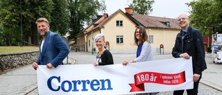 Jubileum för Corren på Stadsfesten