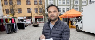 Torghandlaren Avtar blev bestulen på hela sitt lager: "Har inga andra jobb"