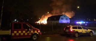 Storbrand på industriområde