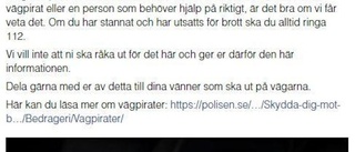 Varnar för vårtecken – vägpiraterna är här