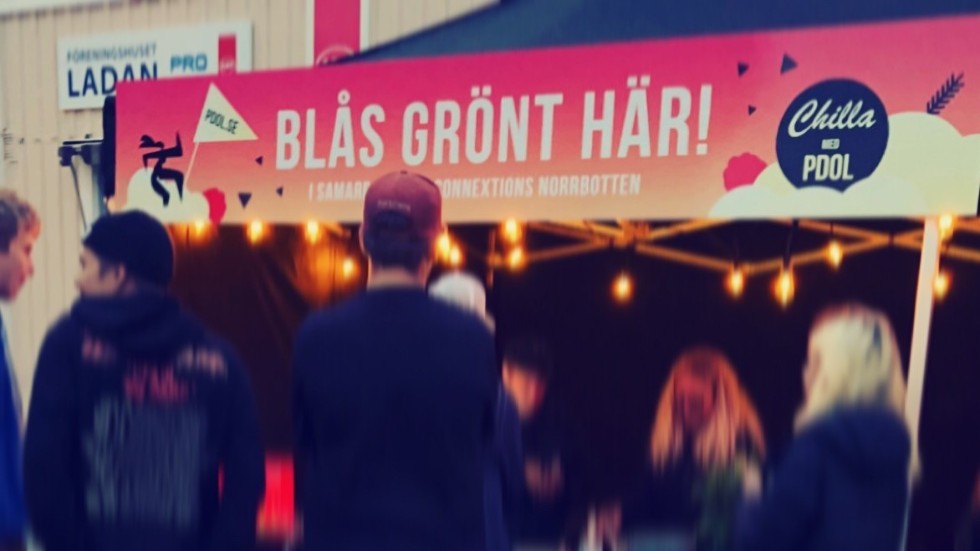 Föreningen Connextions Norrbotten driver Blås grönt på PDOL för att motivera ungdomar att inte använda alkohol och narkotika. (Arkivbild)