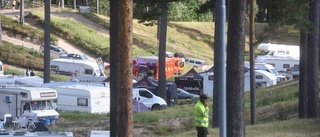 Madrass började brinna i husvagn i Gnagaredalen 