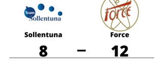 Force kvalklart efter seger mot Sollentuna