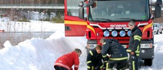 Räddningstjänsten i Boden övar inför vårvintern