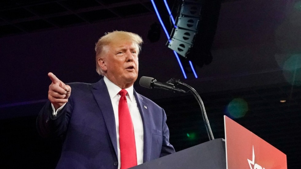 USA:s expresident Donald Trump. Arkivbild.