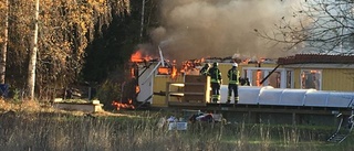 "Branden har haft ett snabbt förlopp"