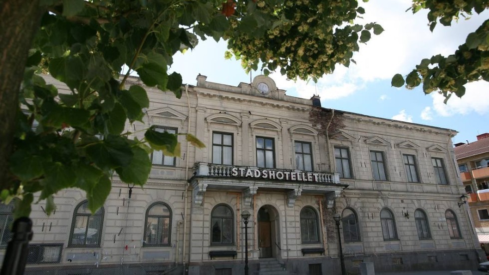 Stadshotellet i Enköping, som det såg ut i orginalupplaga men inte i riktigt ursprungligt skick.