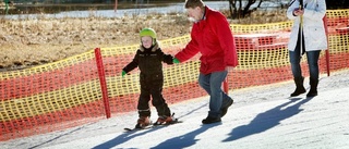 Gott om plats i slalombacken