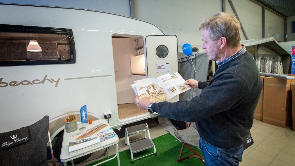 Husvagnen Hobby Beachy 420 ligger på 184 560 kronor. 