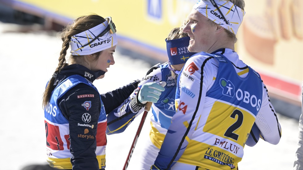 Ebba Andersson och Jens Burman. Arkivbild.