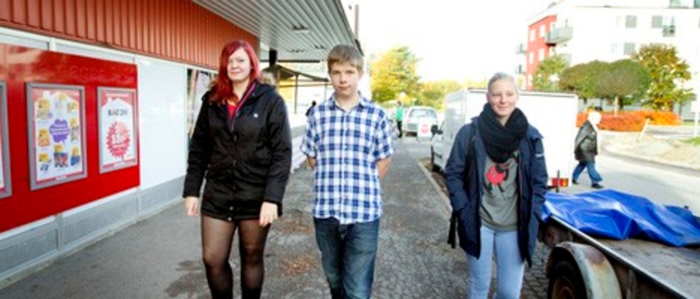 FrÃ¥n vÃ¤nster Sabina Westergren, Leo Jansson och Hanna Jansson