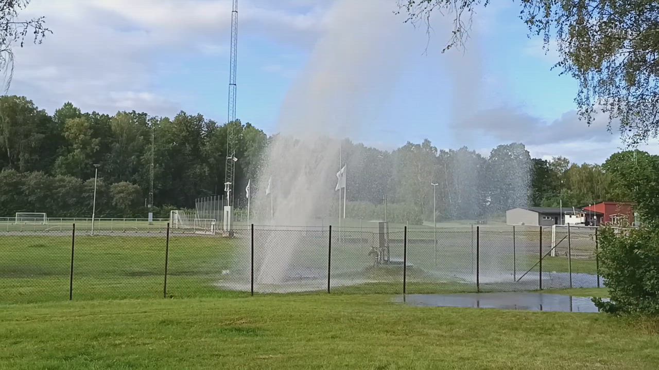 Puffvideo till vattenläcka