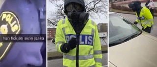 Vittne såg ungdomar med polisarmbindlar efter upploppen: "De såg uppspelta ut" – Se filmerna