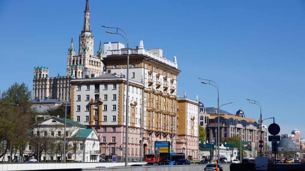 USA:s ambassad i Moskva. Arkivbild.